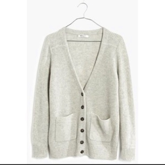 Madewell University Gray Merino Wool 